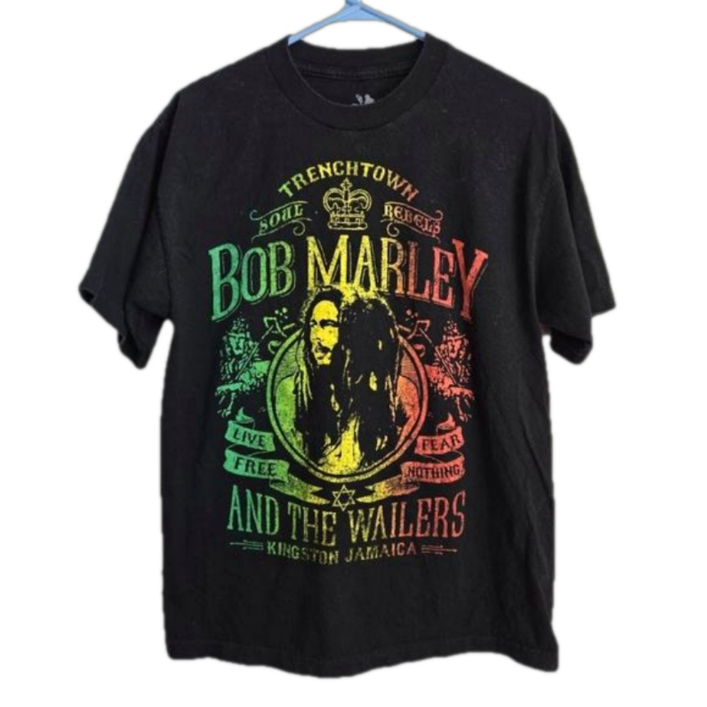 Zion Bob Marley and The Wailers Kingston Jamaica T-Shirt Size Medium